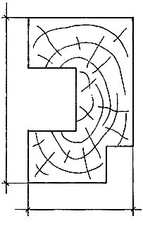Форма сечения бруса дверной коробки (для сруба)
